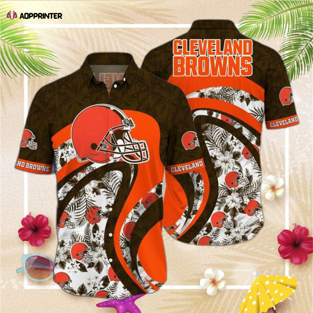 NFL Cleveland Browns Hawaiian Shirt Style Hot Trending