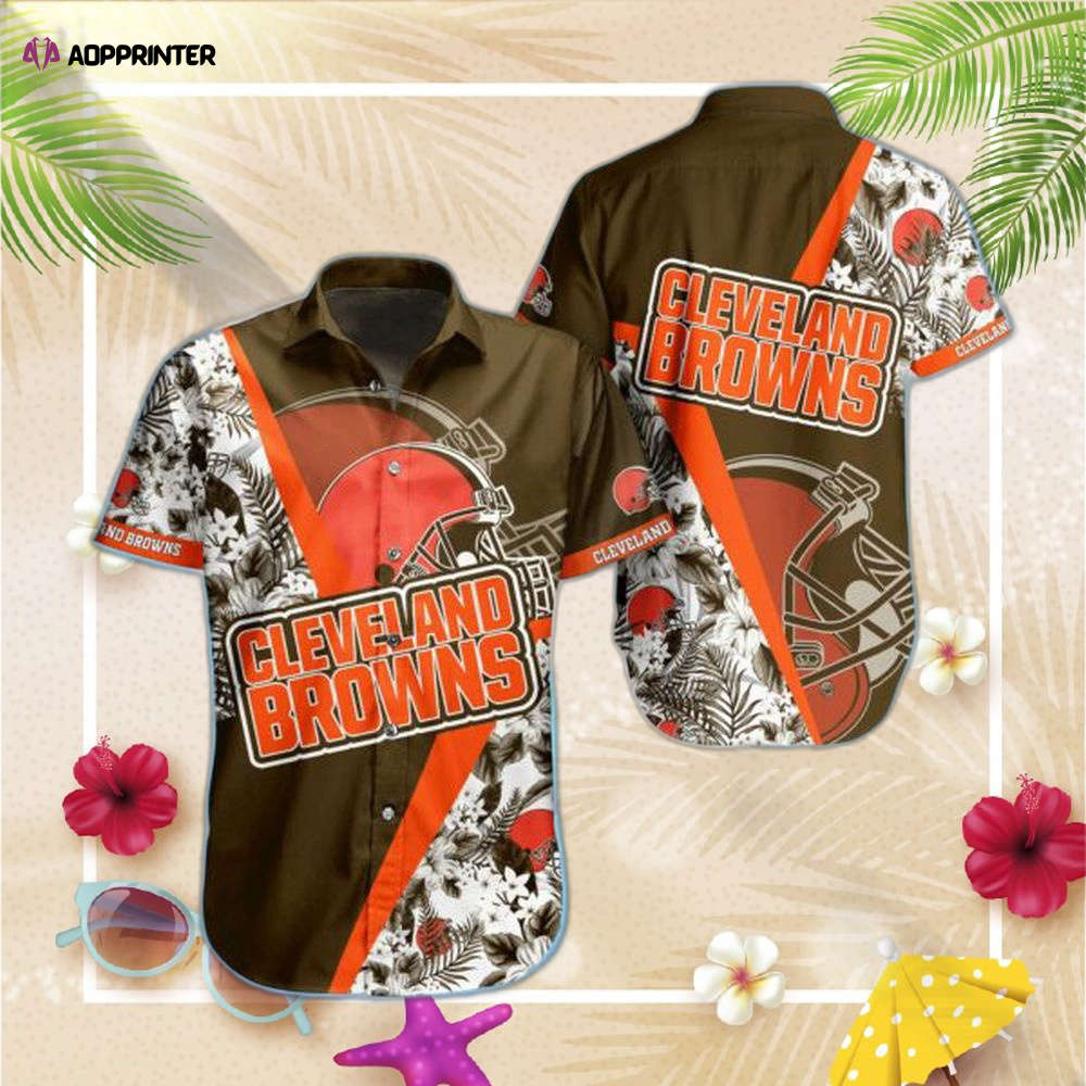 NFL Cleveland Browns Hawaiian Shirt Short For Fans