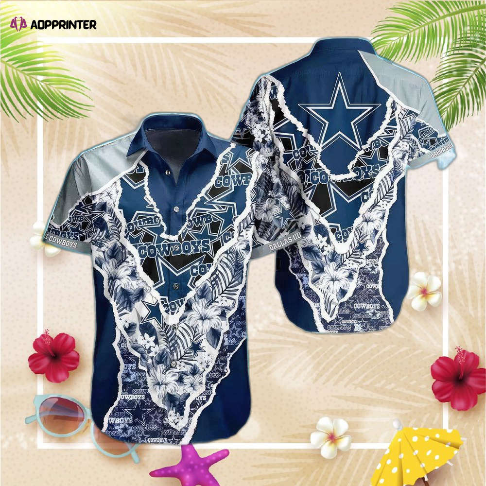 NFL Dallas Cowboys Hawaiian Shirt And Short This Summer