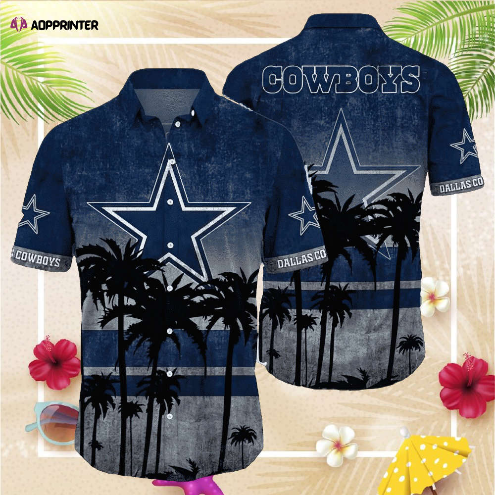 NFL Dallas Cowboys Hawaiian  Shirt Short Sleevetyle Hot Trending Summer