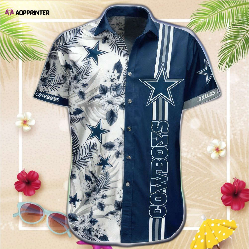 NFL Dallas Cowboys Hawaiian  Shirt Shorts Summer Trending