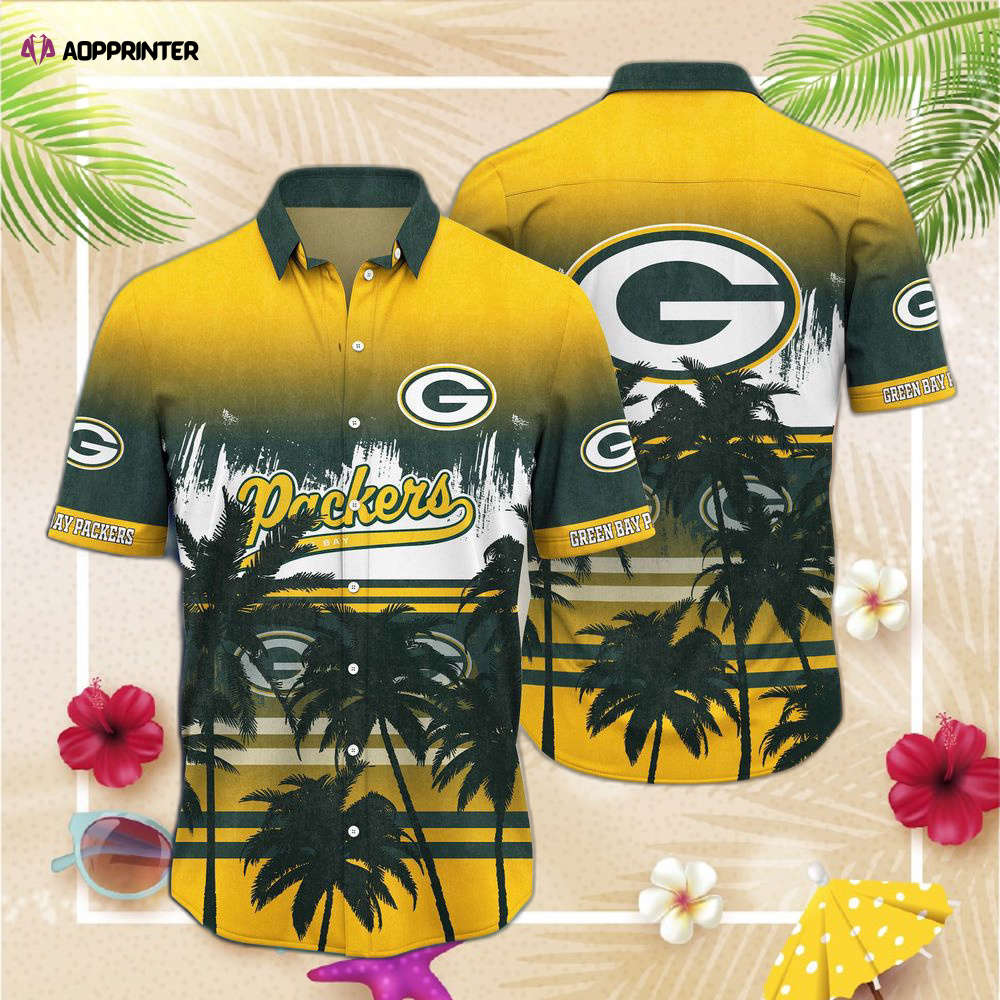 NFL Green Bay Packers Coconut Island Hawaiian Shirt