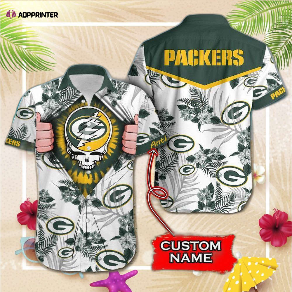 NFL Green Bay Pack 49ers Grateful Dead Gift For Fan Personalized Hawaiian