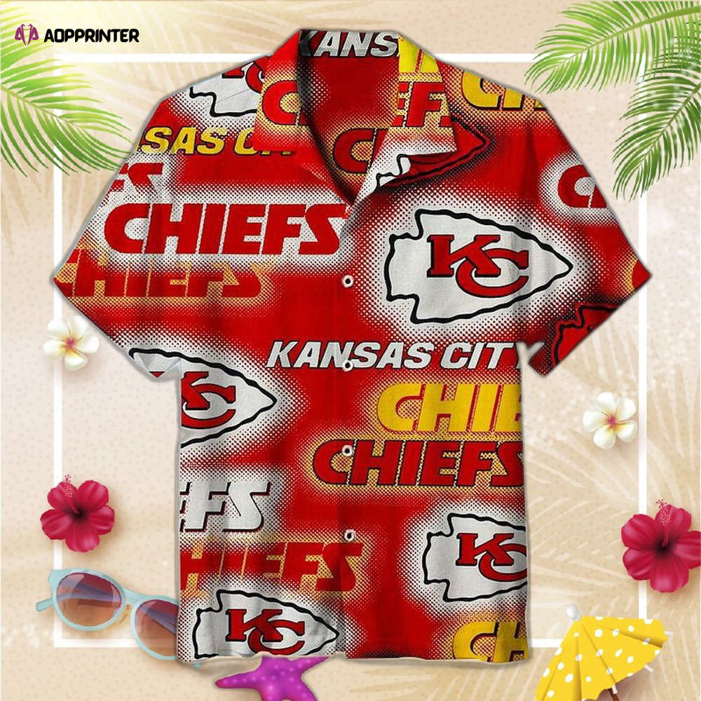 NFL Kansas City Chiefs Short Sleeve Hawaiian Shirt