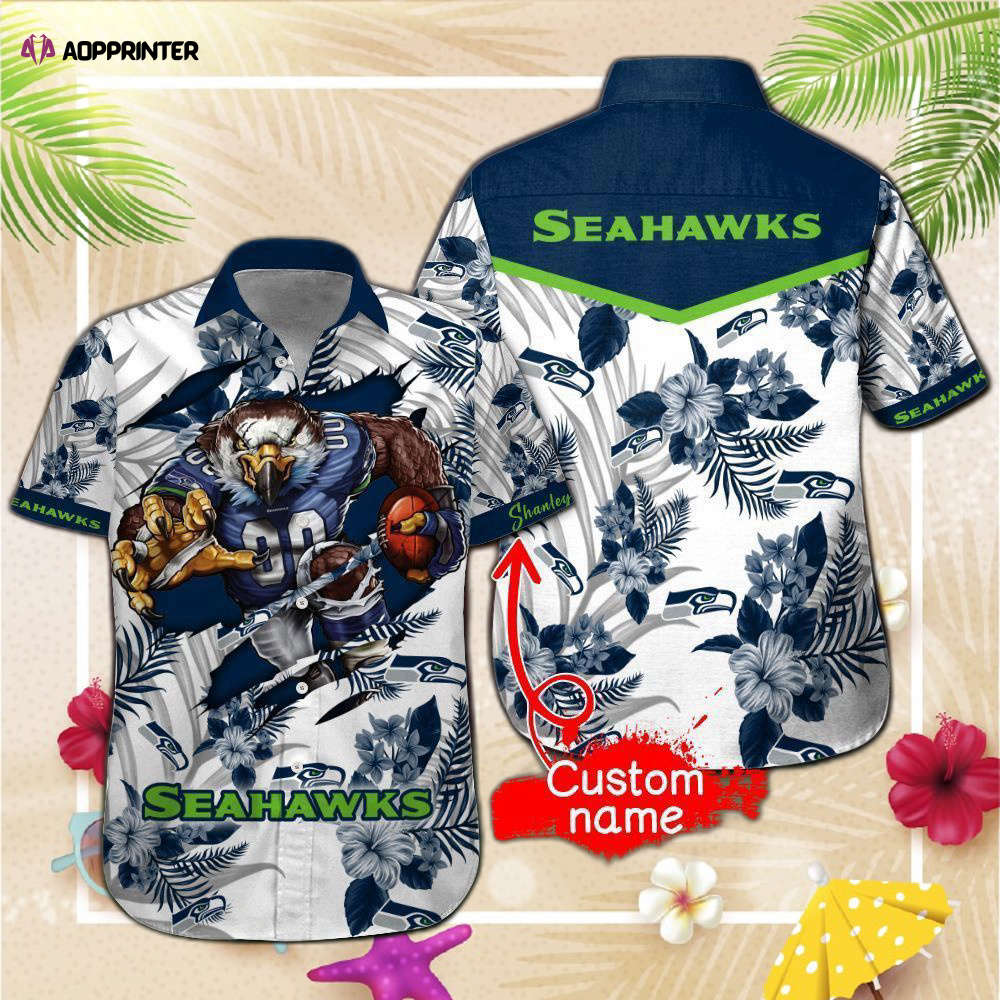 NFL Seattle Seahawks Gift For Fan Personalized Hawaiian