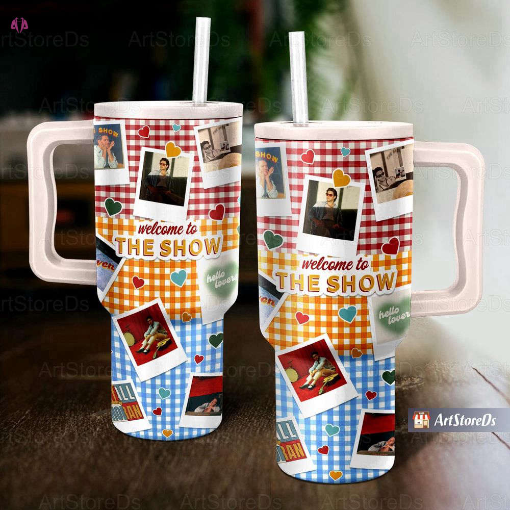 Niall Horan Tumbler 40oz: Insulated Stainless Tumbler with Straw