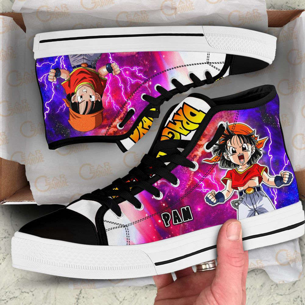 Pan High Top Canvas Shoes Custom Dragon Ball Anime For Fans