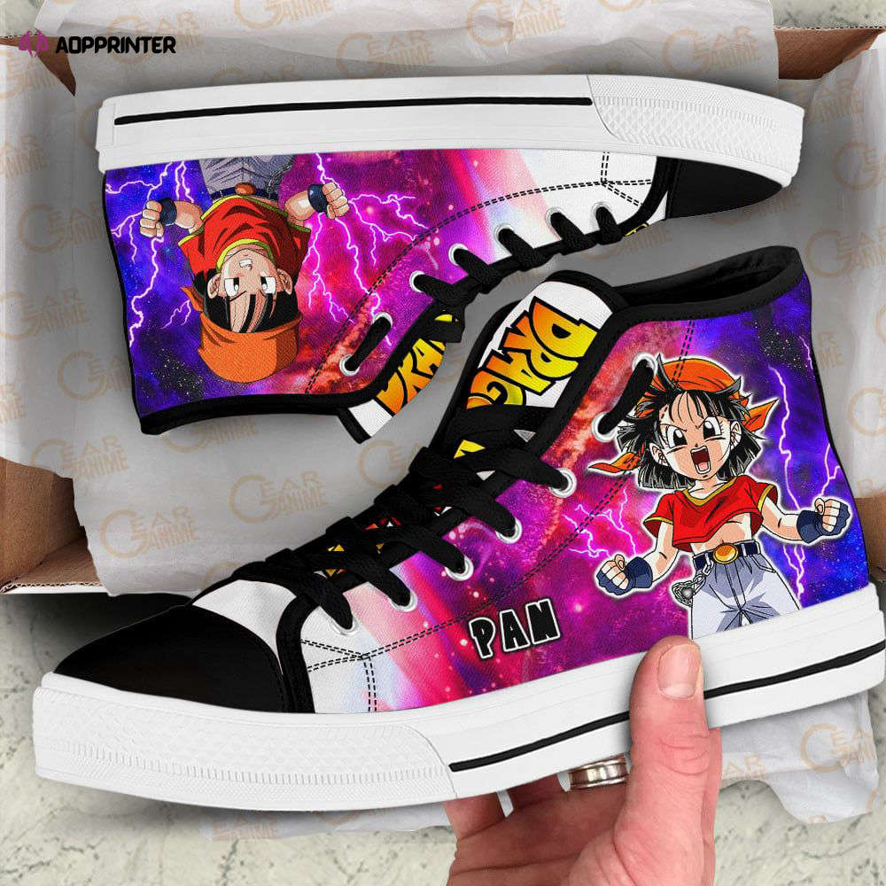 Pan High Top Canvas Shoes Custom Dragon Ball Anime For Fans