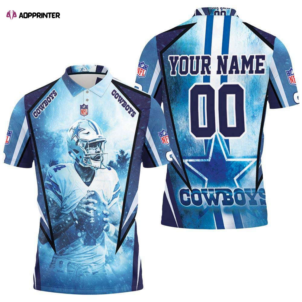 Dallas Cowboys Smith Lee Esch 3d Polo Shirt, gift For Fan