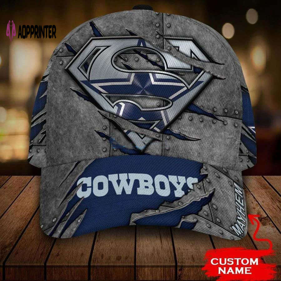 Personalized Captain Dallas Cowboys 3D Hat, Gift For Fans