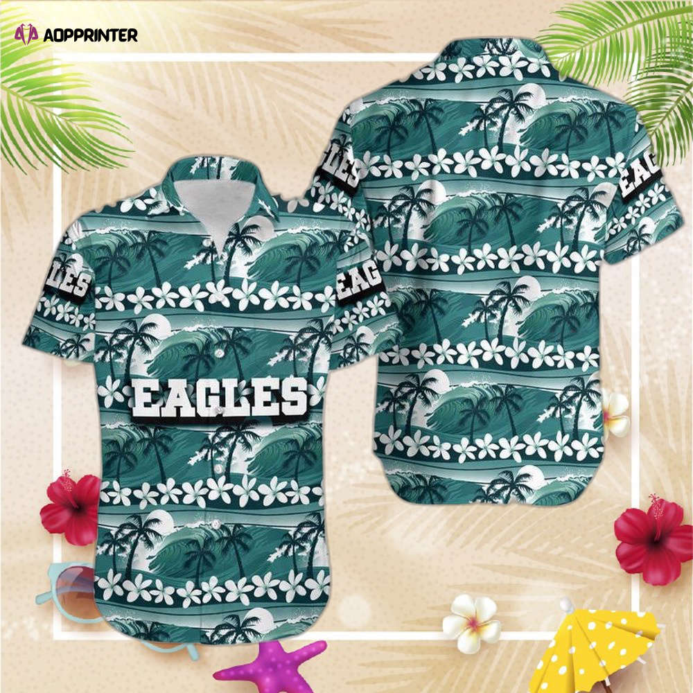 Philadelphia Eagles Coconut Trees NFL Gift For Fan Hawaii Shirt