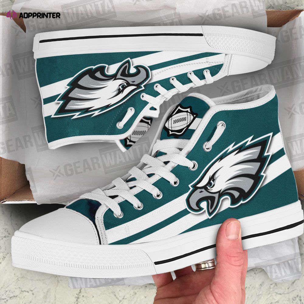Philadelphia Eagles High Top Shoes Custom For Fans