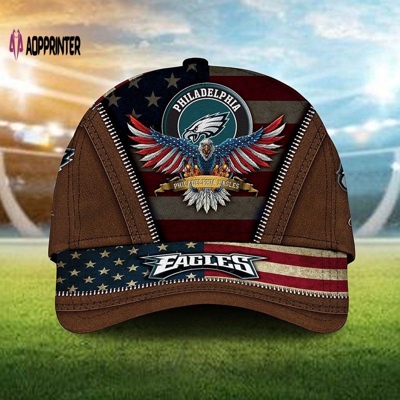 Philadelphia Eagles NFL American Eagle 3D Cap, Gift For Fans