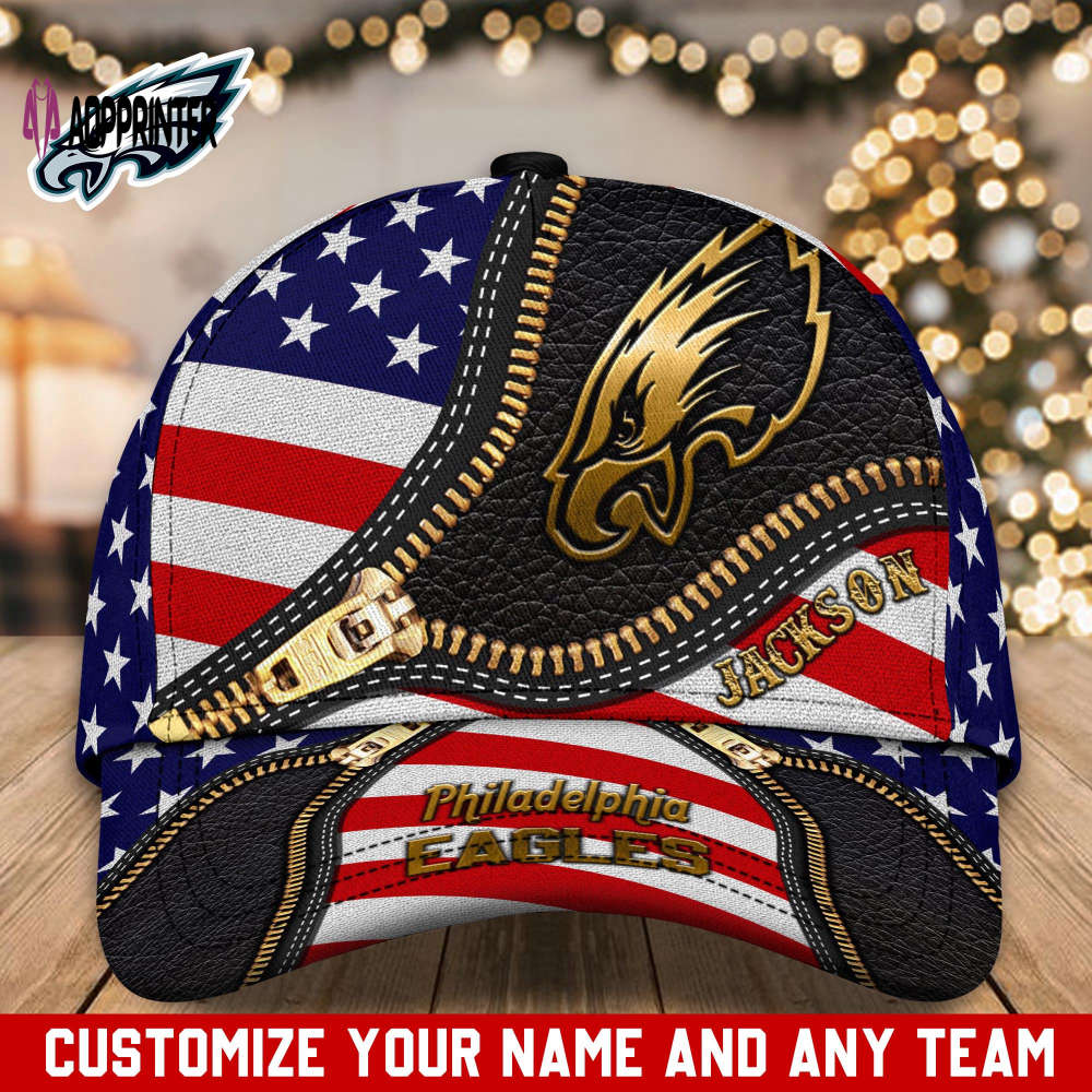 Philadelphia Eagles NFL Classic CAP Hats For Fans Custom