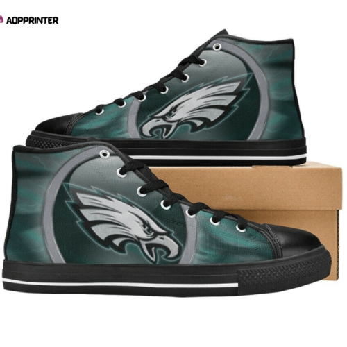Philadelphia Eagles NFL Custom Canvas High Top Shoes