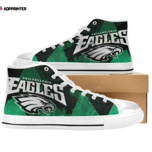 Philadelphia Eagles NFL Custom Canvas High Top Shoes HT1092
