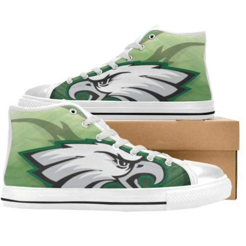 Philadelphia Eagles NFL Custom Canvas High Top Shoes HT1161