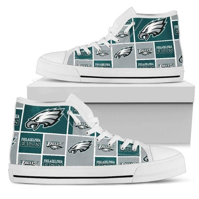 Philadelphia Eagles Nfl Football Custom Canvas High Top Shoes