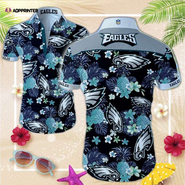 Philadelphia Eagles Nfl Hawaiian    t  eeve Hawaiian