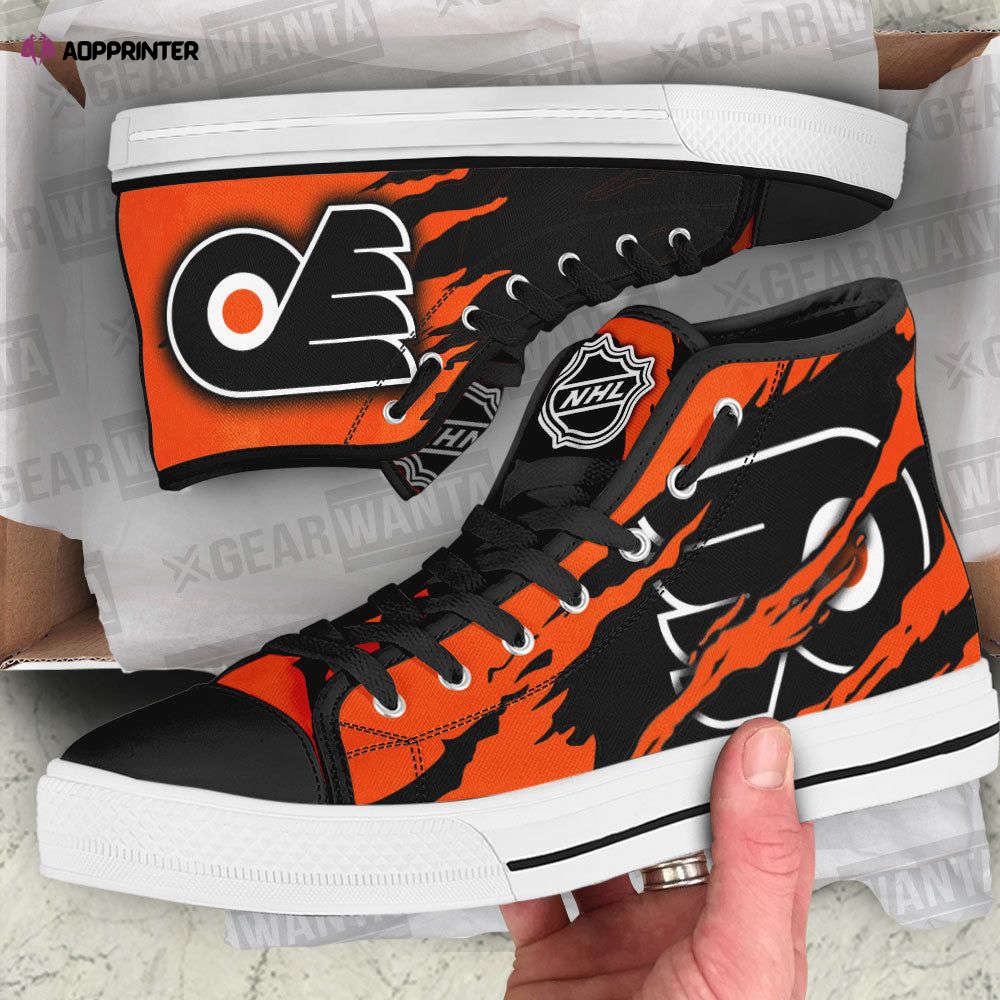 Philadelphia Flyers High Top Shoes Custom For Fans