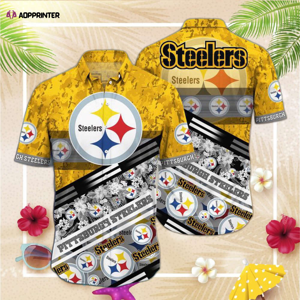 Pittsburgh Steelers NFL Hawaiian Aloha Shirt For Fans