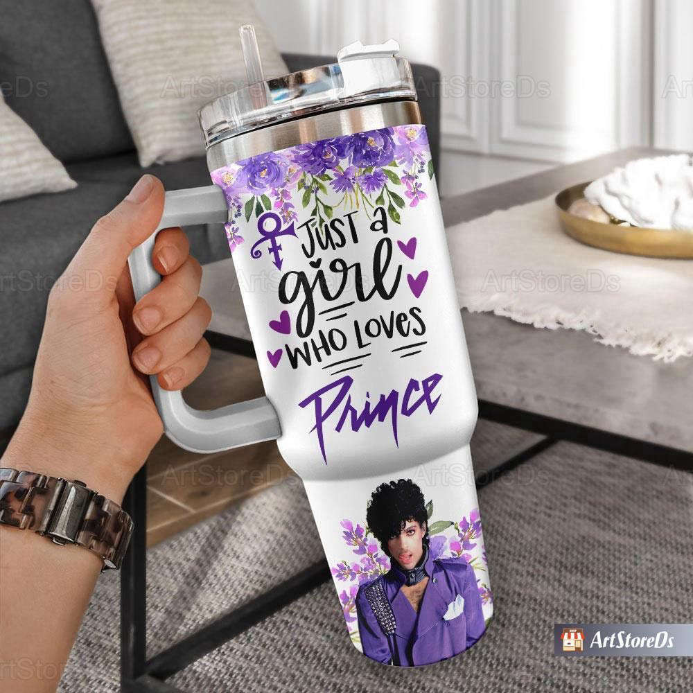 Prince Purple Tumbler 40 oz – Personalized Stainless & Insulated Travel Mug