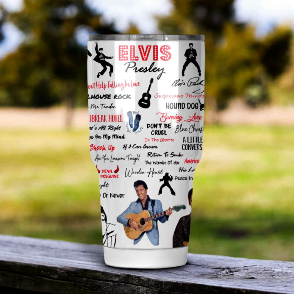 Rock Your Drink with Elvis: 20oz & 30oz Tumbler – Limited Edition