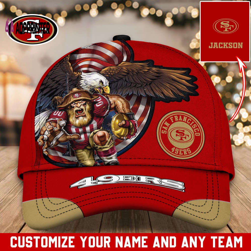 San Francisco 49ers NFL Classic CAP Hats For Fans Custom