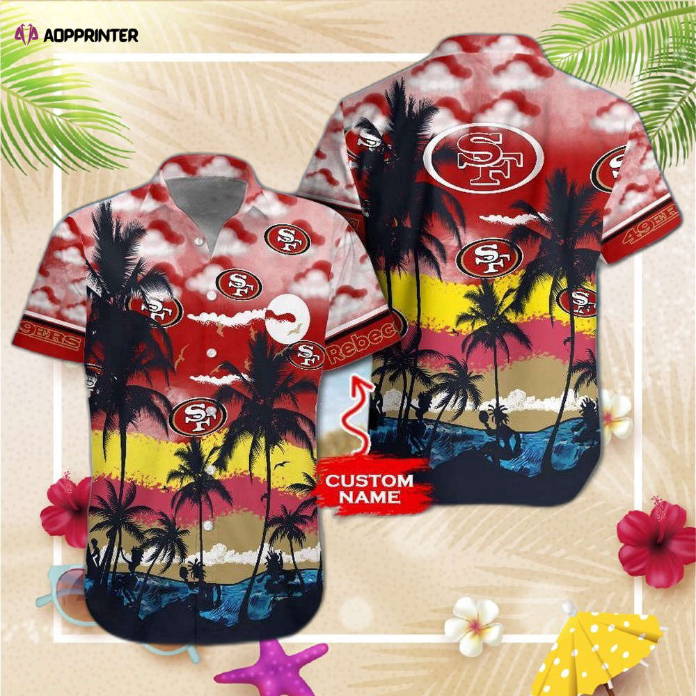 San Francisco    49ers NFL Gift For Fan Personalized Hawaiian