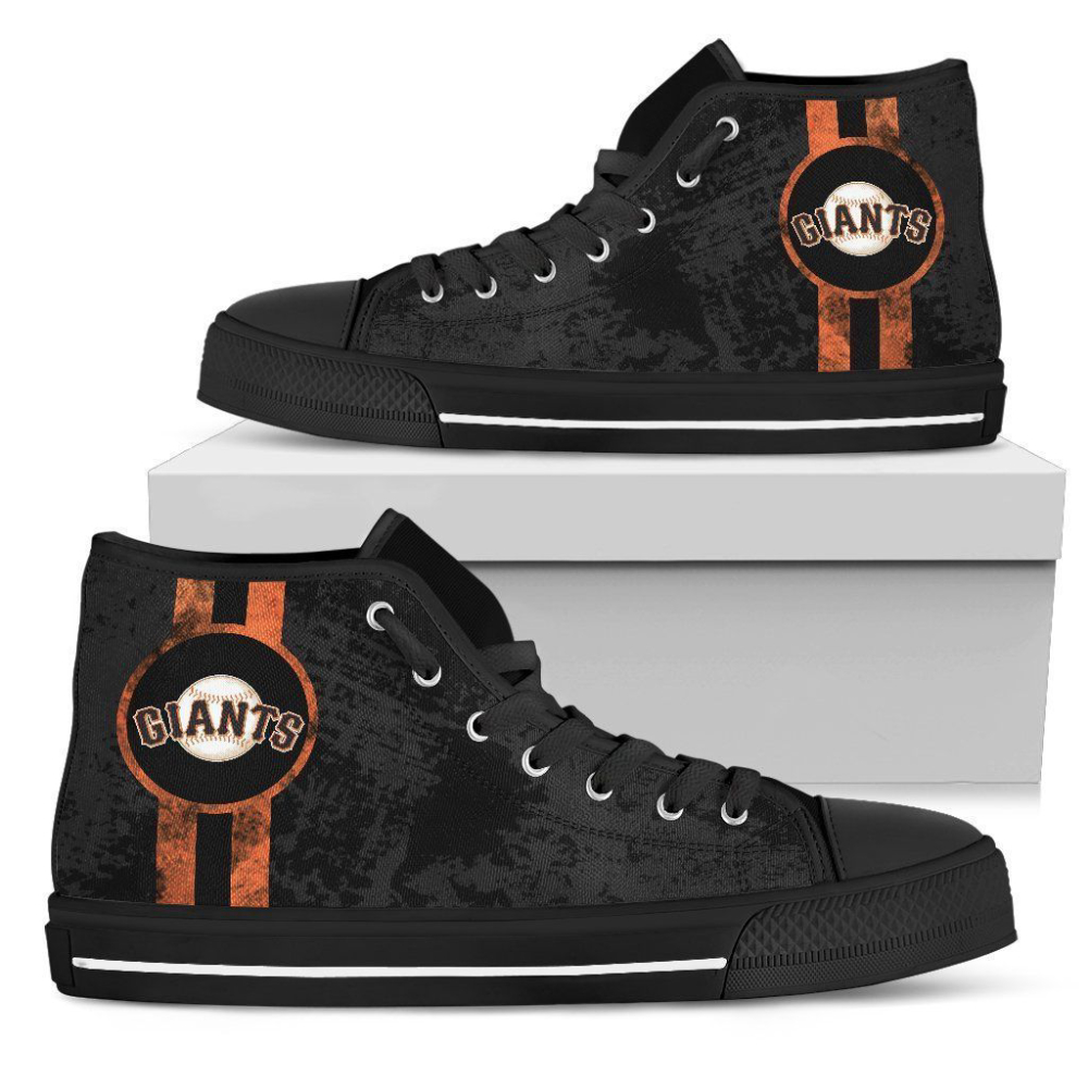 San Francisco Giants MLB Baseball Custom Canvas High Top Shoes