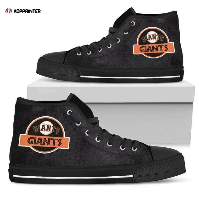 San Francisco Giants MLB Custom Canvas High Top Shoes HT1109