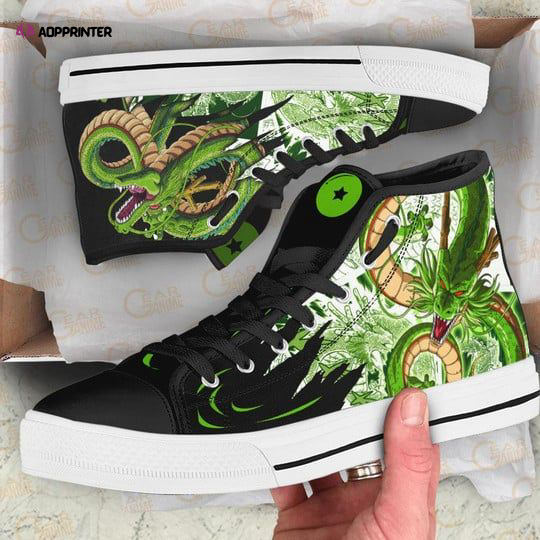 Shenron High Top Canvas Shoes Custom Dragon Ball Anime For Fans