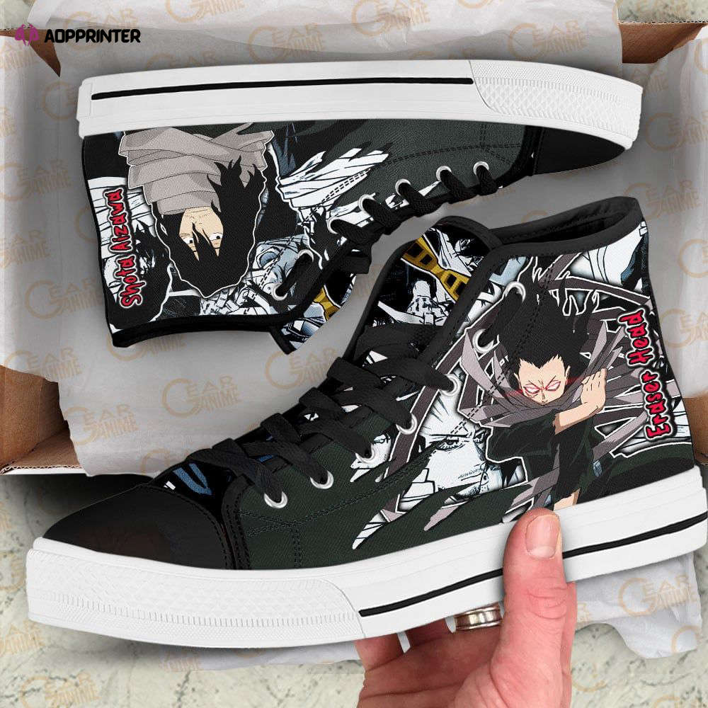 Shota Aizawa High Top Shoes Custom My Hero Academia Anime For Fans