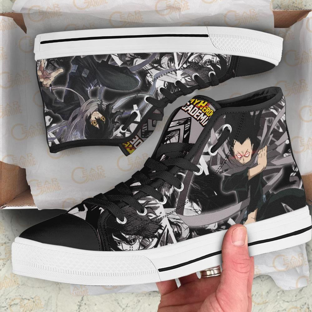 Shouta Aizawa High Top Shoes Custom My Hero Academia Anime For Fans