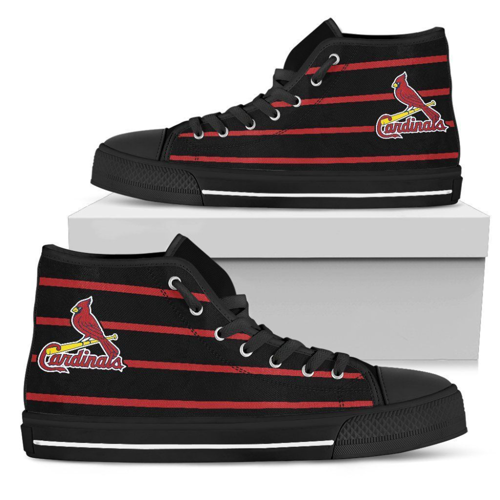 St Louis Cardinals MLB Baseball Custom Canvas High Top Shoes