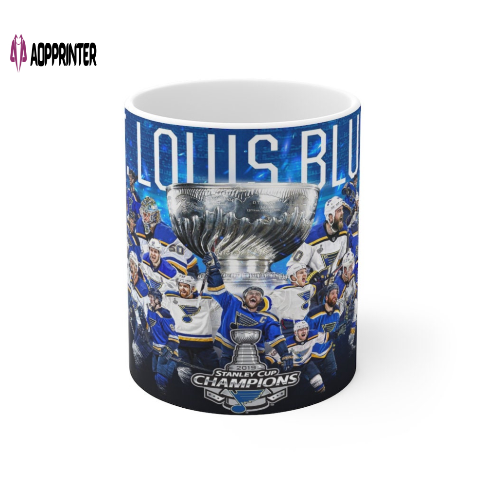 St. Louis STL ART Mug 11oz Gift For Fans Gift For Fans