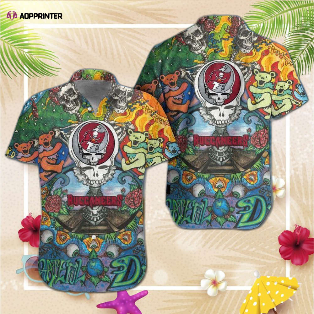 Tampa Bay Buccaneers Grateful Dead NFL Gift For Fan Hawaiian