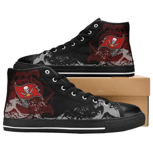 Tampa Bay Buccaneers NFL Custom Canvas High Top Shoes