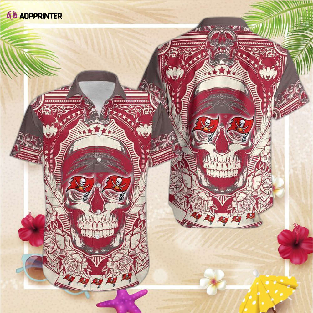 Tampa Bay Buccaneers Skull NFL Gift For Fan Hawaii Shirt