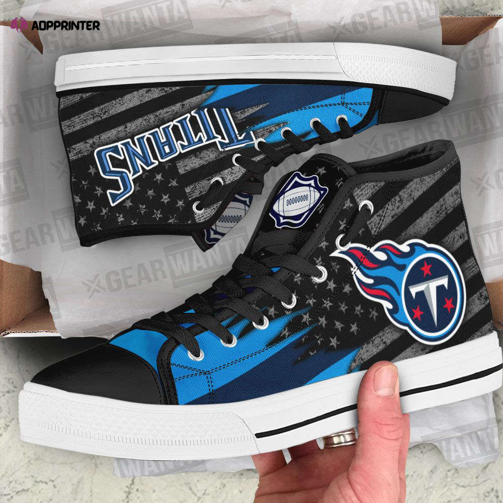 Tennessee Titans High Top Shoes Custom For Fans