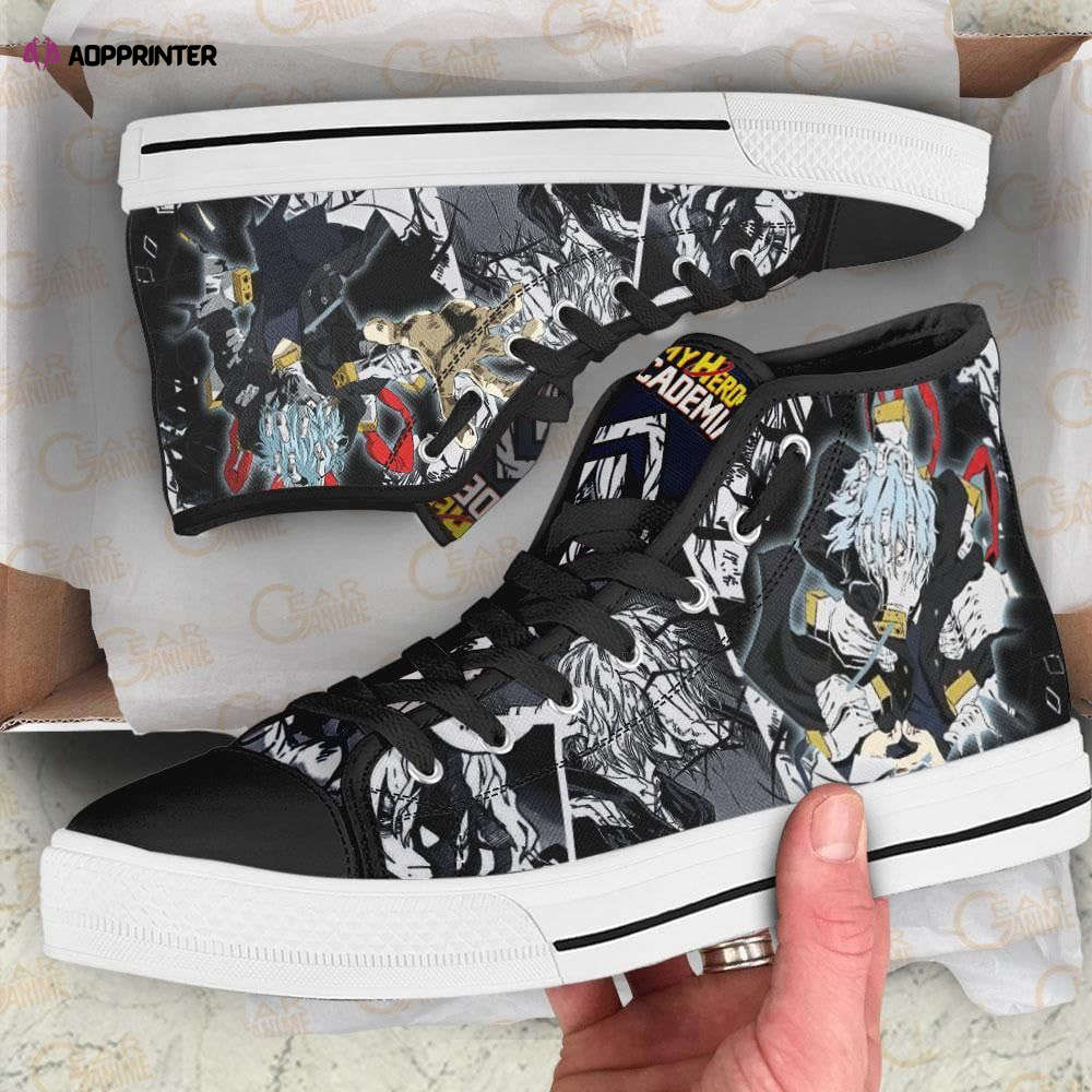 Denki Kaminari High Top Shoes Custom My Hero Academia Anime For Fans