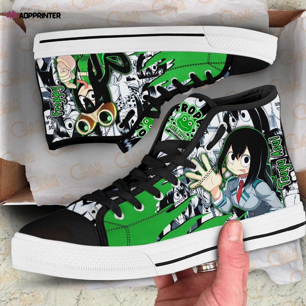 Hitsugaya Toushirou High Top Shoes Custom Bleach Anime For Fans