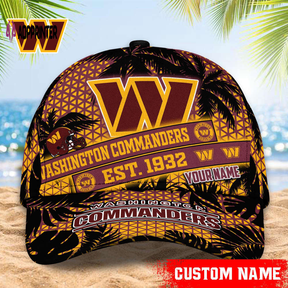 Washington Commanders NFL Classic CAP Hats For Fans Custom