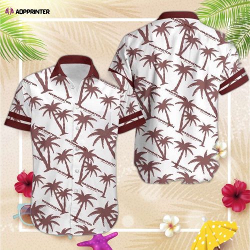 Washington Football Team Coconut Tree NFL Gift For Fan Hawaii Shirt