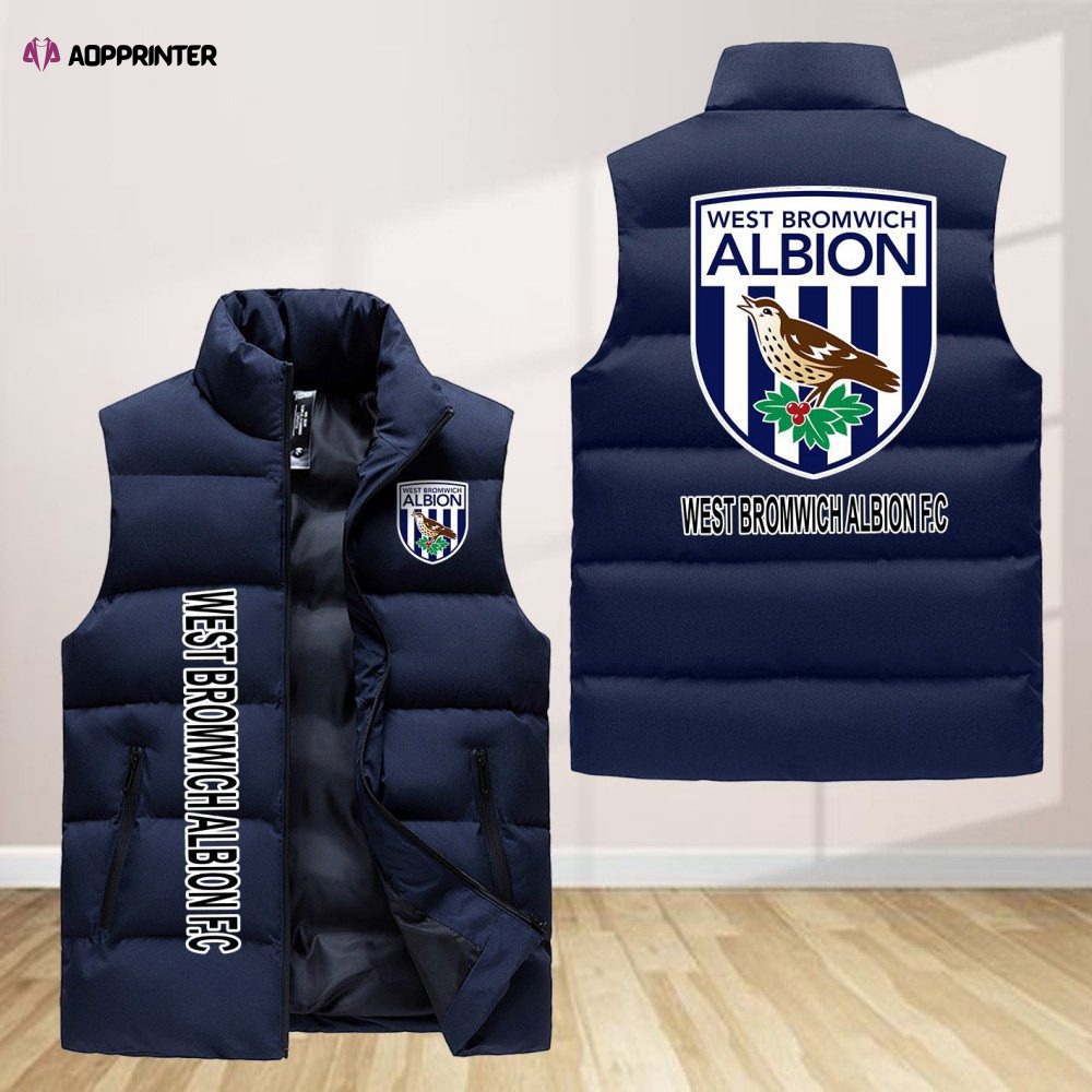 West Bromwich Albion F.C Sleeveless Puffer Jacket Custom For Fans Gifts