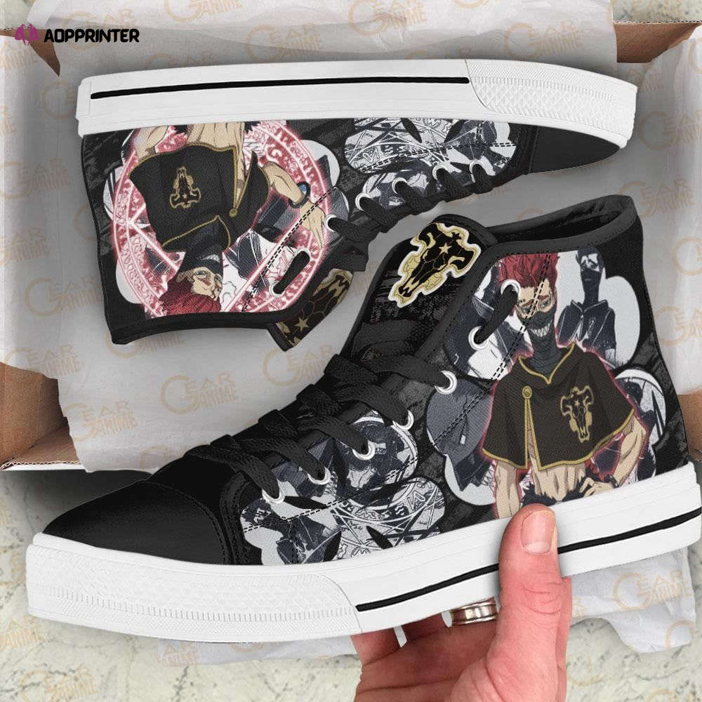 Zora Ideale High Top Shoes Custom Black Clover Anime For Fans