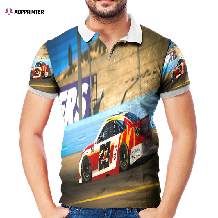 23XI Racing Cars1 3D Gift for Fans Polo Shirt