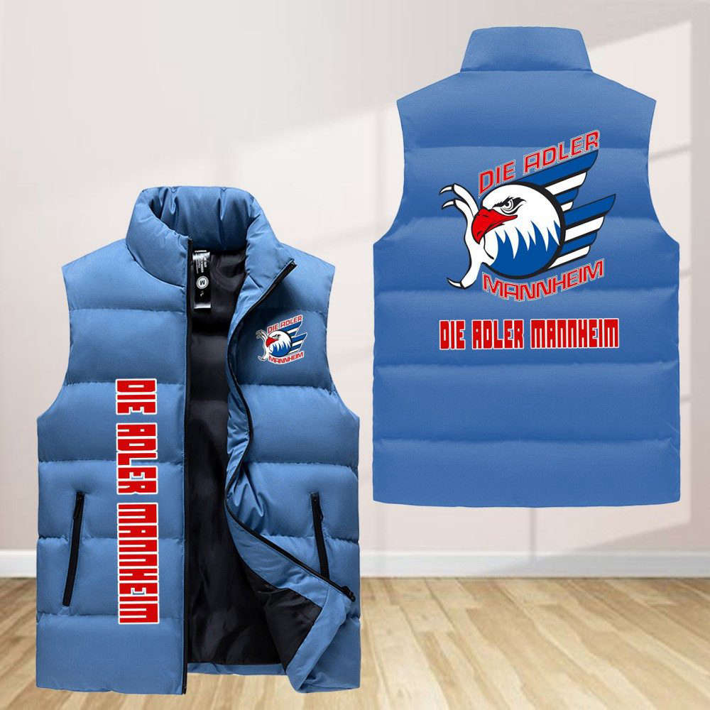 Adler Mannheim Sleeveless Puffer Jacket Custom For Fans Gifts