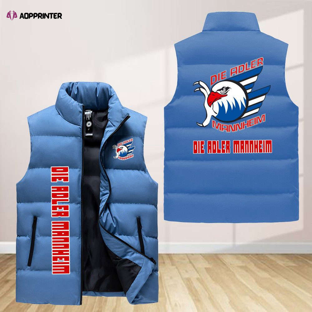 Adler Mannheim Sleeveless Puffer Jacket Custom For Fans Gifts