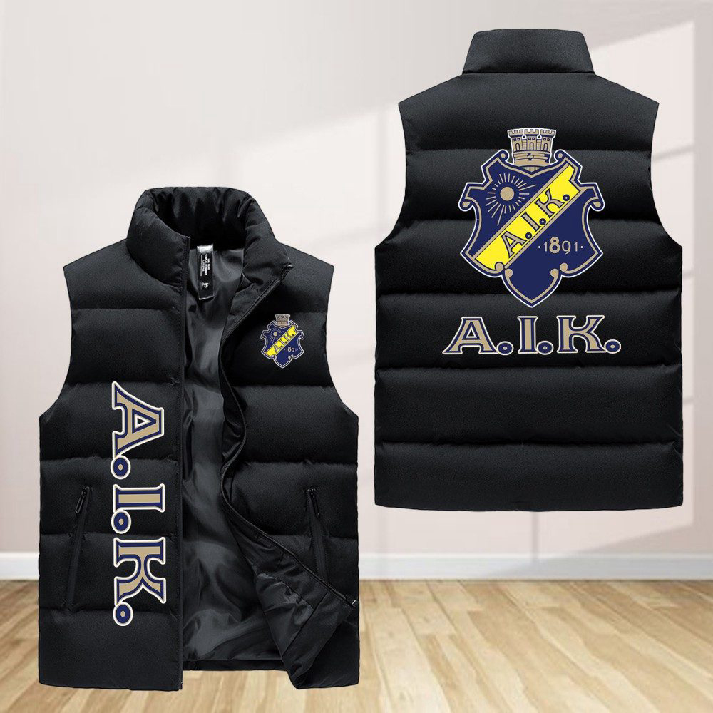 Aik If Sleeveless Puffer Jacket Custom For Fans Gifts